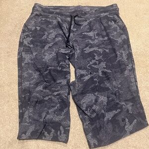 Lululemon joggers, size 12, gray camo